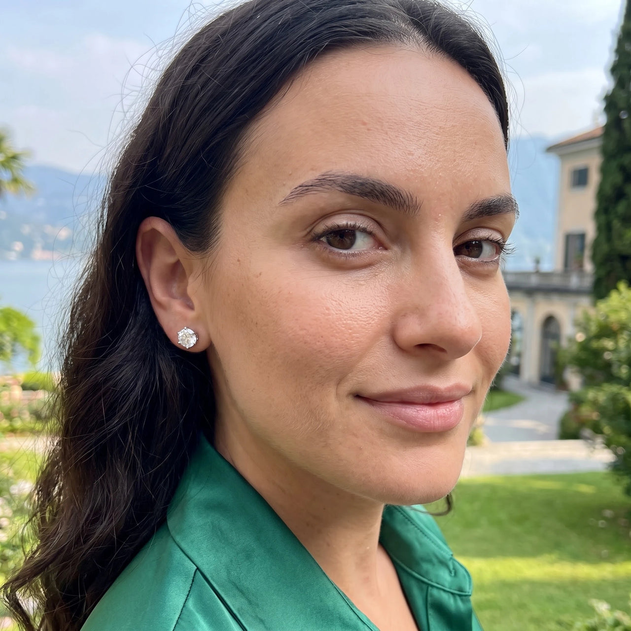 Silver Classic Earrings, silver earrings — getaway | SKU: 5056659