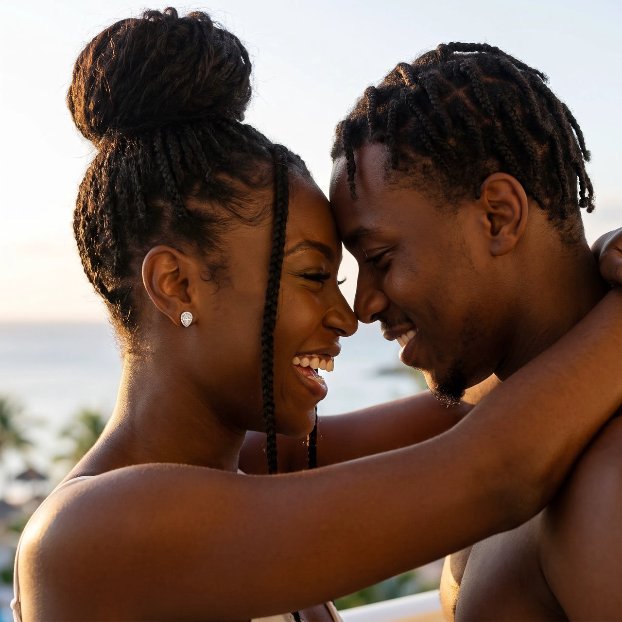 Boucles d'oreilles goutte — photo en couple, argent | SKU: 505174