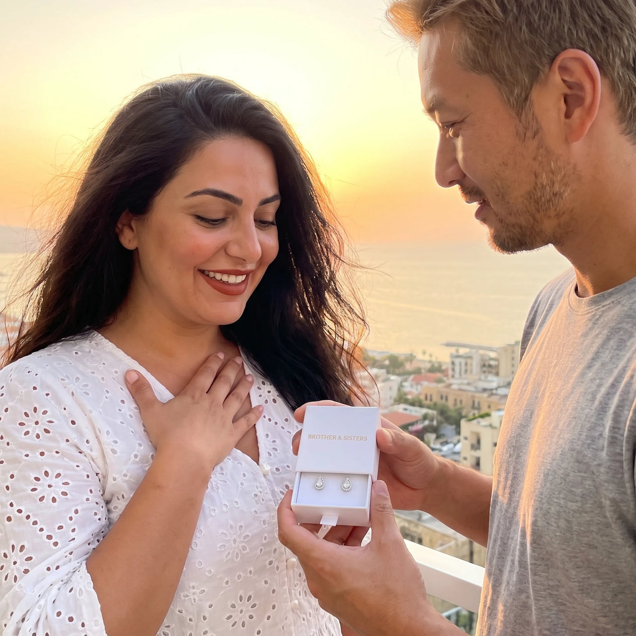 Puces d'oreilles — le moment du cadeau, argent | SKU: 505174