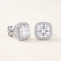 Thumbnail for Boucles d'oreilles mariée — photo produit sur fond blanc, argent | SKU: 505185-white