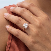 Thumbnail for Bague or rose femme — gros plan sur les détails, or rose | SKU: 497131-4.5-rose-gold