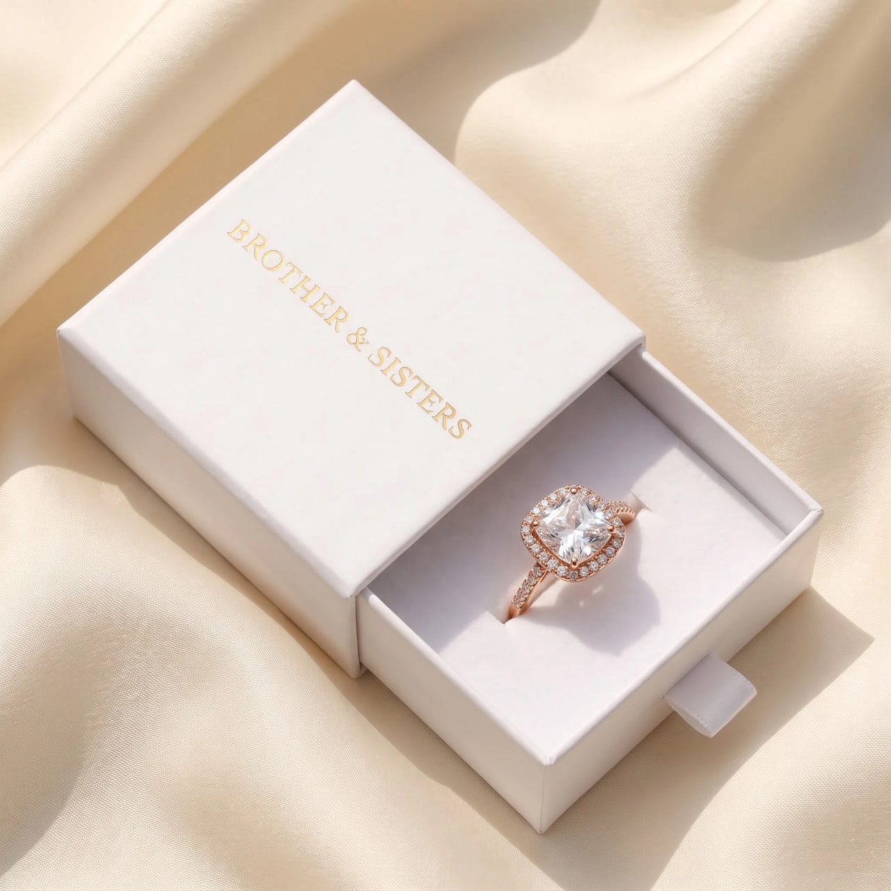 Bague or rose femme — dans l'écrin cadeau, or rose | SKU: 497131-4.5-rose-gold