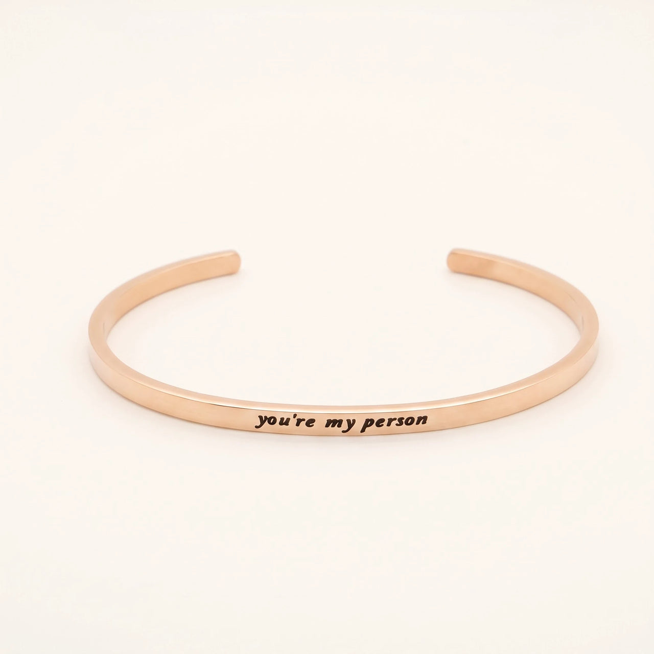 Bracelet meilleure amie — photo produit sur fond blanc, or rose | SKU: 8174603-rose-gold-color