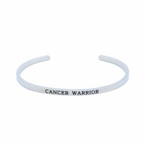 Thumbnail for Cancer Warrior Bracelet 18k White Gold Brother & Sisters