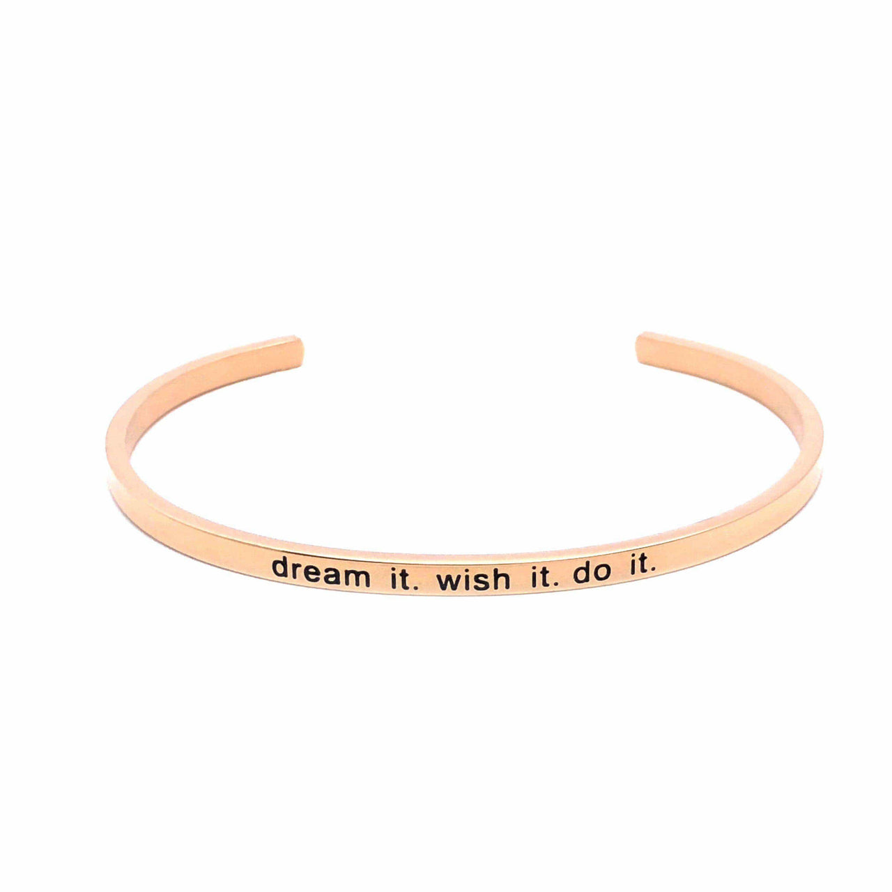 Dream it. Wish it. Do it Bracelet 18k Rose Gold Brother & Sisters